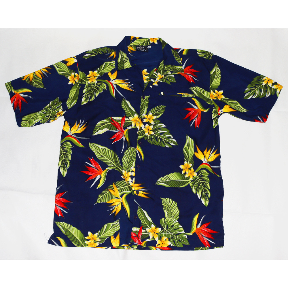 Pacific & Co Men's Short Sleeve Button Front Shirt Size‎ Medium
